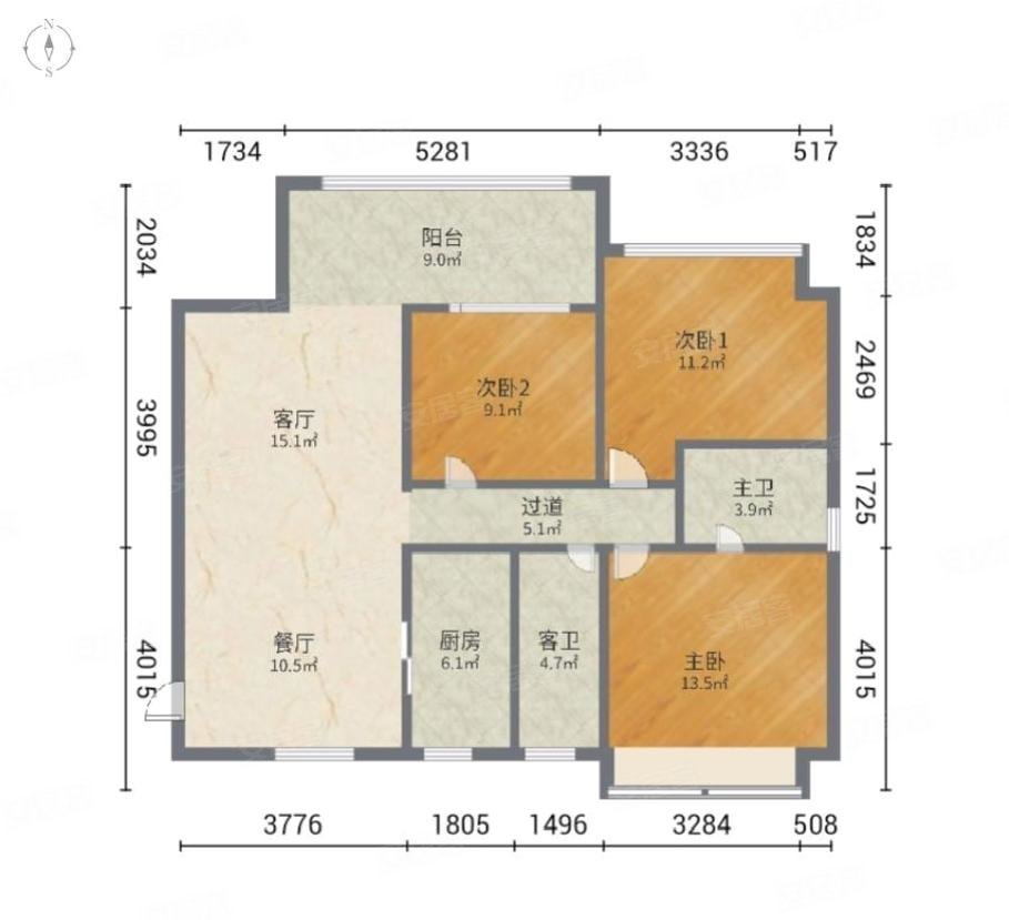 急园洲信鸿广场60带车位全屋家私成熟商圈生活便利