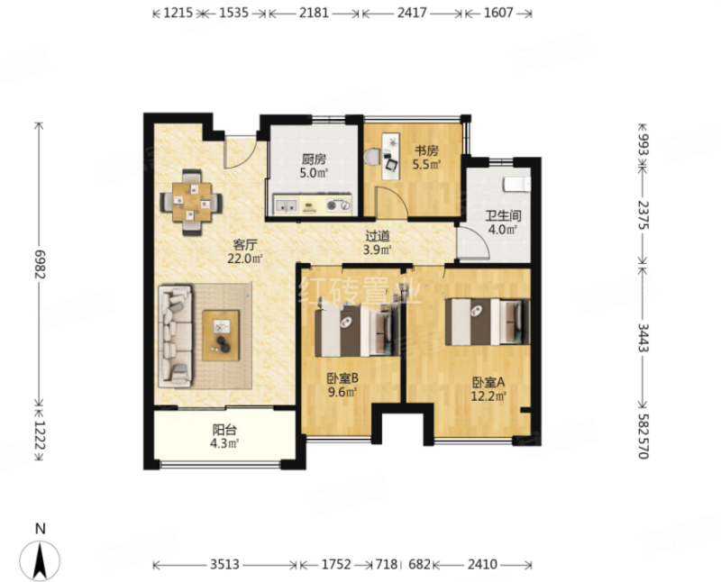 高铁新城 需求三房看过来 中海珑湾 性价比很高 欢迎电话咨询
