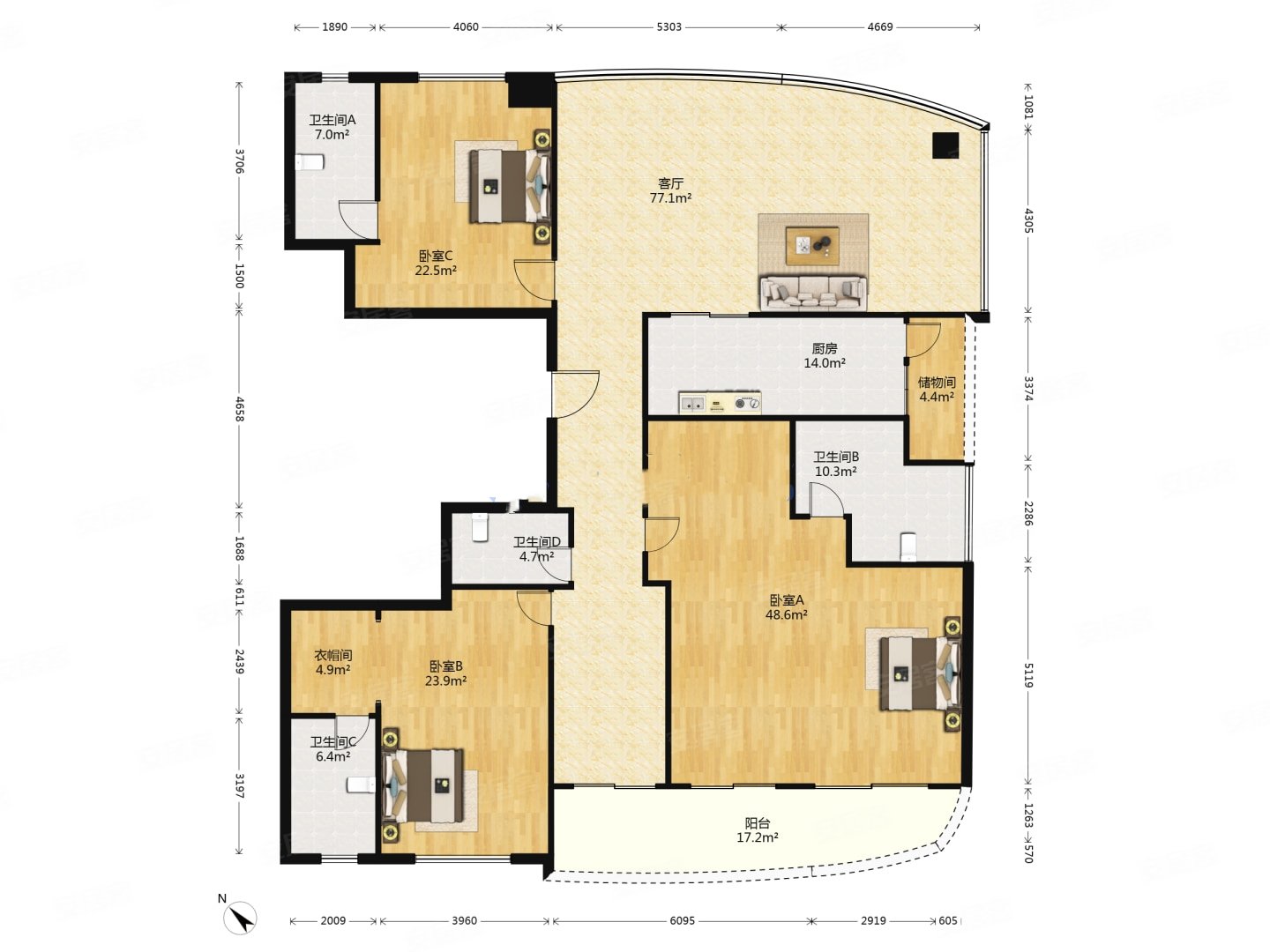 长沙房产网>长沙二手房>开福二手房>北辰三角洲二手房>北辰三角洲c1区