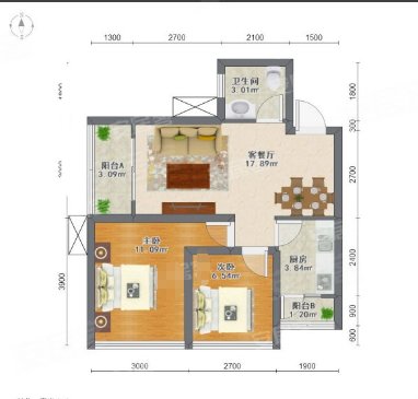 玉洞地铁 阳光尚都小区电梯2房精装配套 看房方便,良庆租房-南宁58