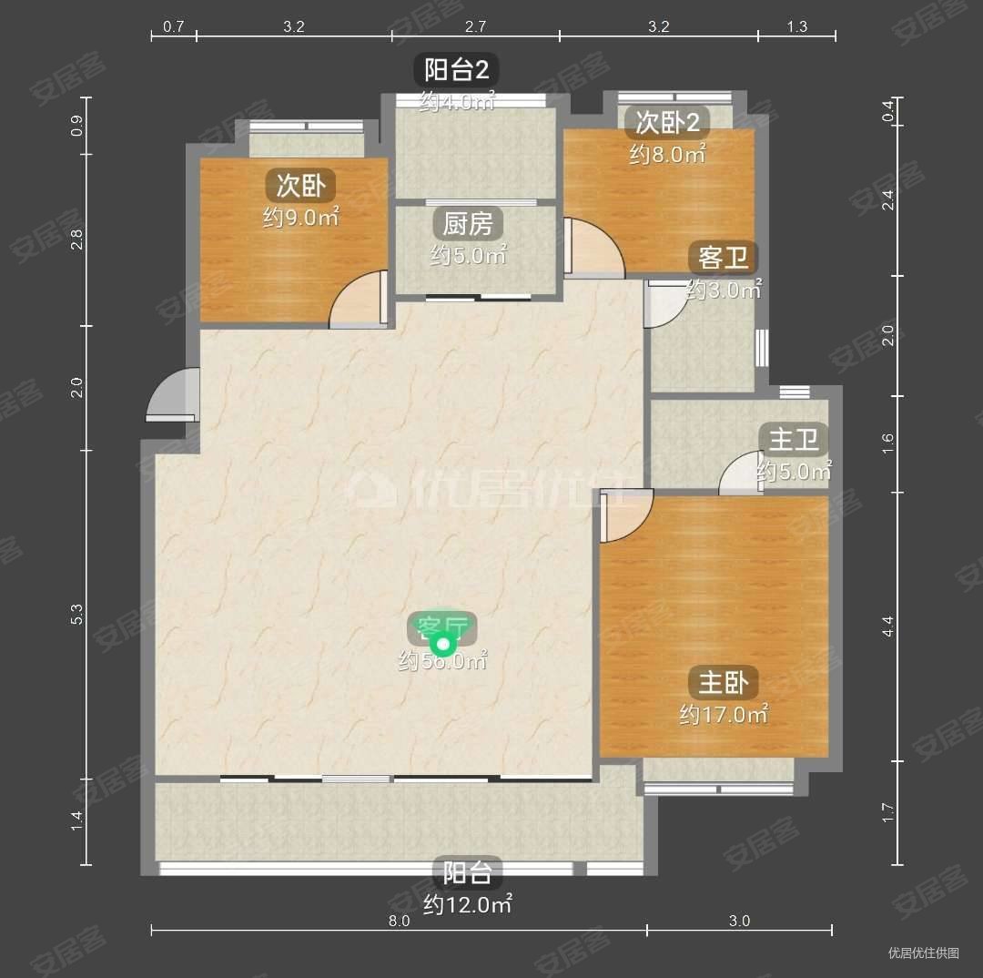 中南林樾洋房带车位急售