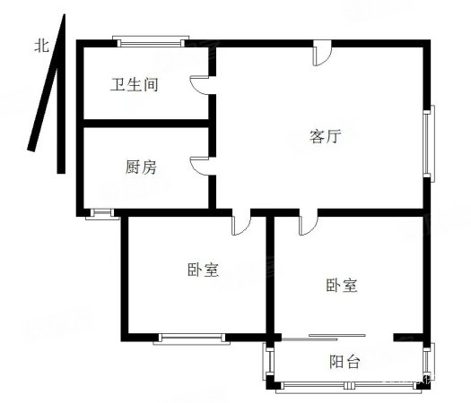 康乐新村一期2室1厅1卫68.49㎡南245万