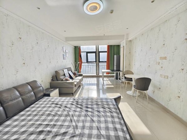 包头昆都仑包百都市豪庭(商住楼)都市豪庭公寓 精装修   一室一厅 家具家电齐全 拎包入住出租房源真实图片