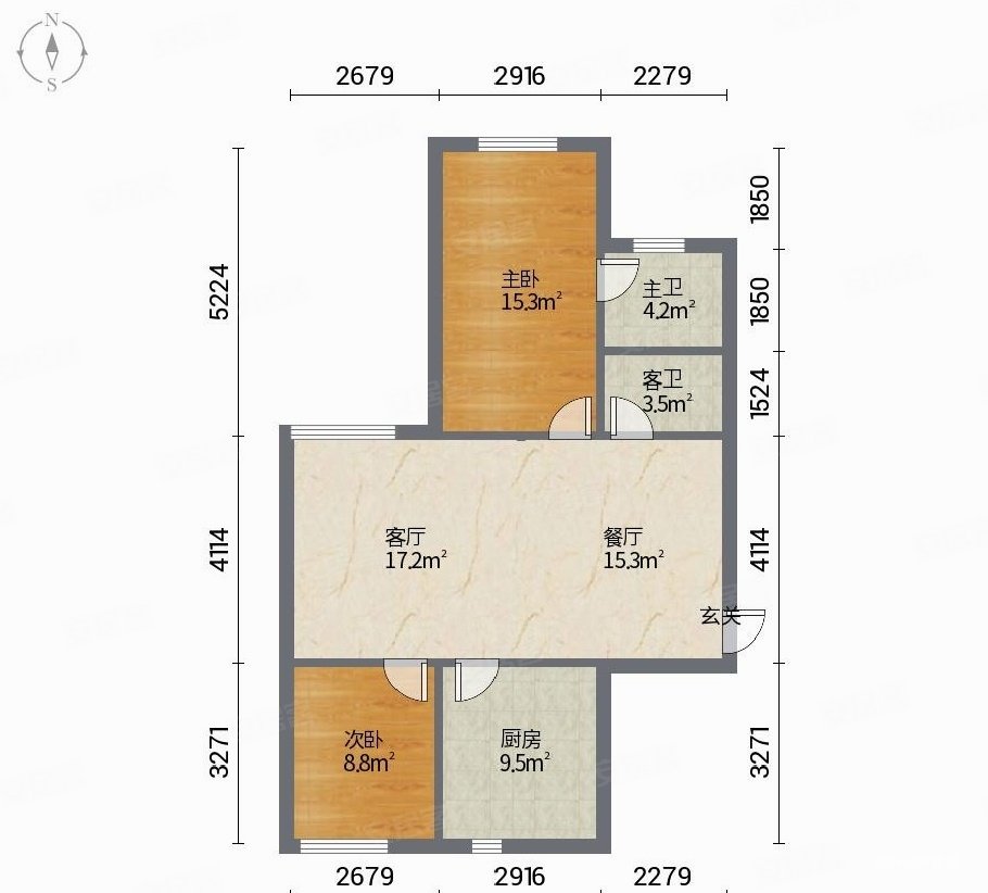 丽城花园笋55w包过户红本大产权送车位拎包住