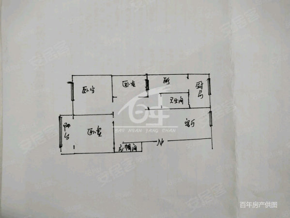 天成家园3室2厅1卫116.21㎡南北58万