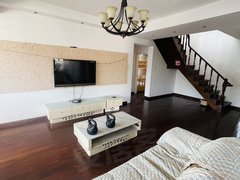 湖州吴兴八里店镇前村牡丹苑，复式四房两卫，带80平露台，家具家电齐，免费停车出租房源真实图片