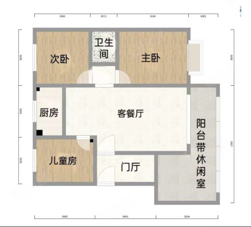 中石在水一方4室2厅1卫122.87㎡南北82.8万