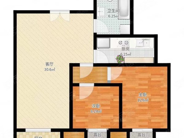 北京朝阳百子湾广华新城实地拍摄,广华新城一区双南两居室,随时看房