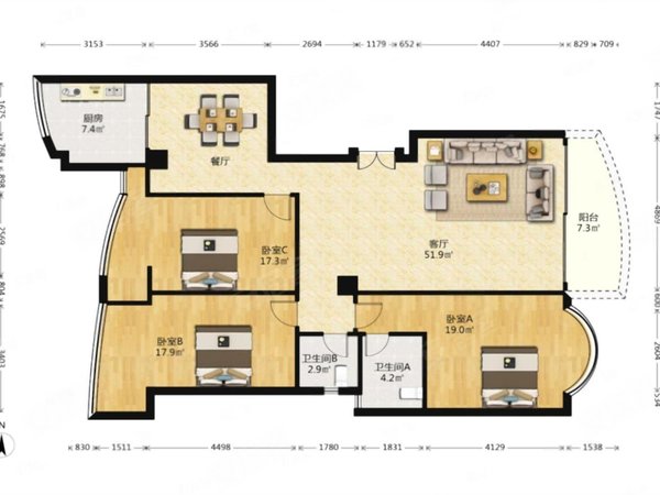 泉州洛江万安街道嘉琳广场嘉琳广场  冬暖夏凉  夏天不用空调,视野