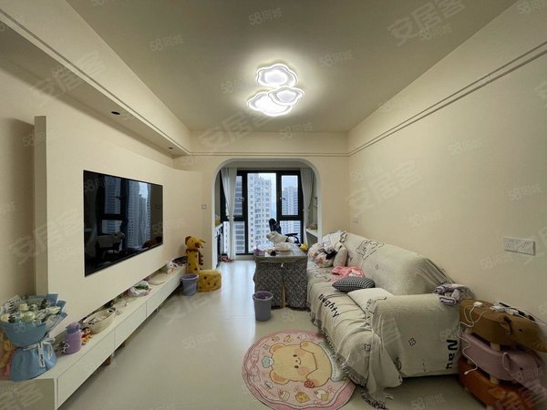 宜春袁州实验中学汉港观澜汉港观澜奶油风精装两室 拎包入住 近御湖城 八中湖田日出天下出租房源真实图片