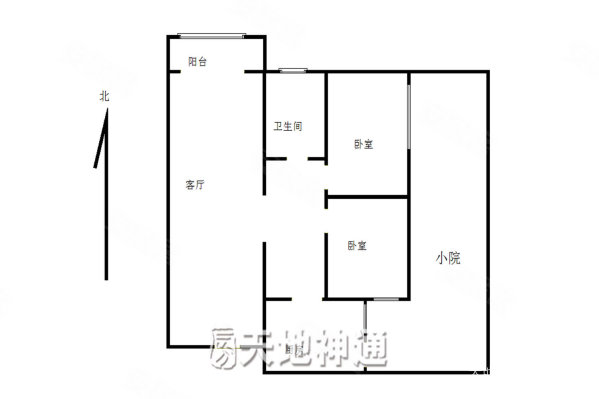 府前东街小区2室2厅1卫68.53㎡东北178万