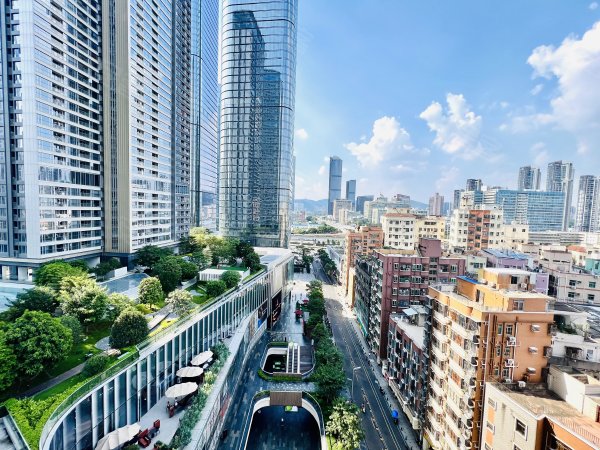 深圳福田下沙中洲滨海商业中心(不短租)开窗见景!