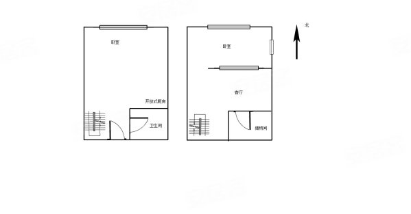 保利金香槟(商住楼)2室1厅1卫55.18㎡东北228万