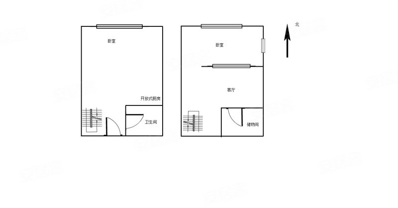 保利金香槟(商住楼)2室1厅1卫55.18㎡东北228万