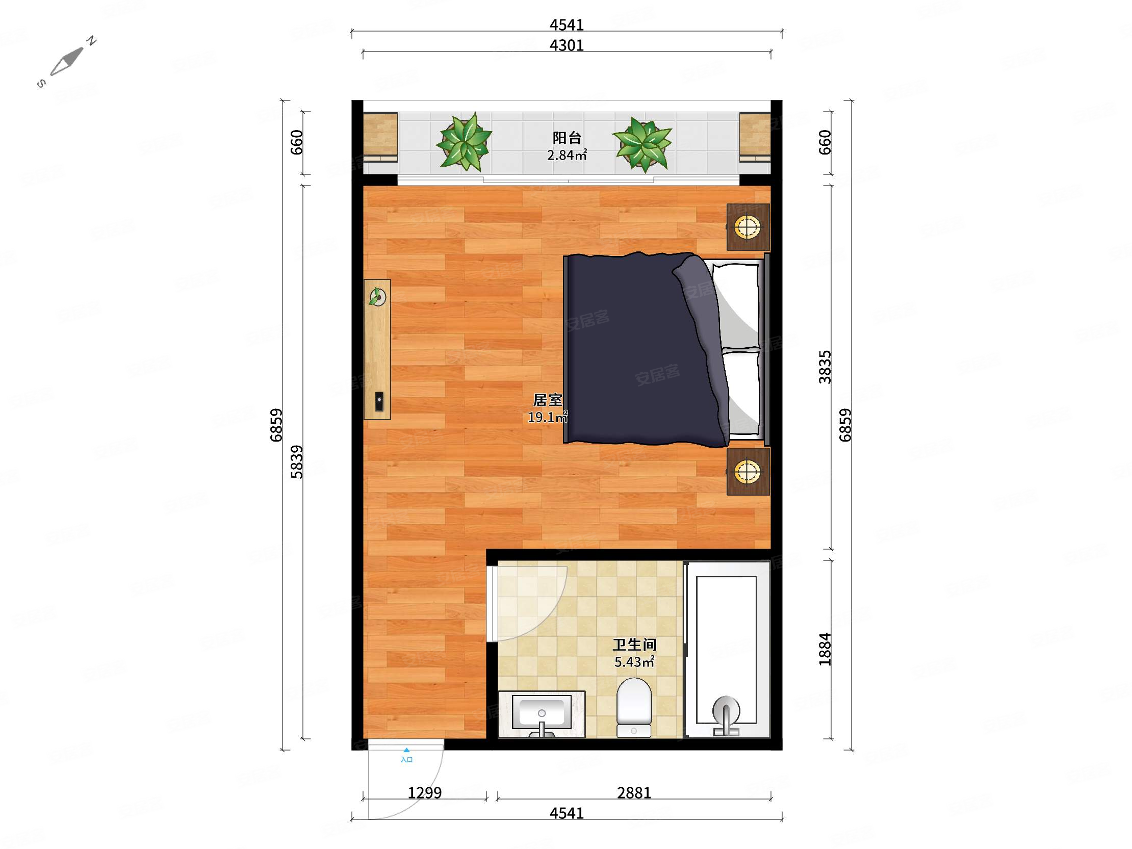 合正汇一城一房电梯商住两用高楼层总价低西乡地铁口