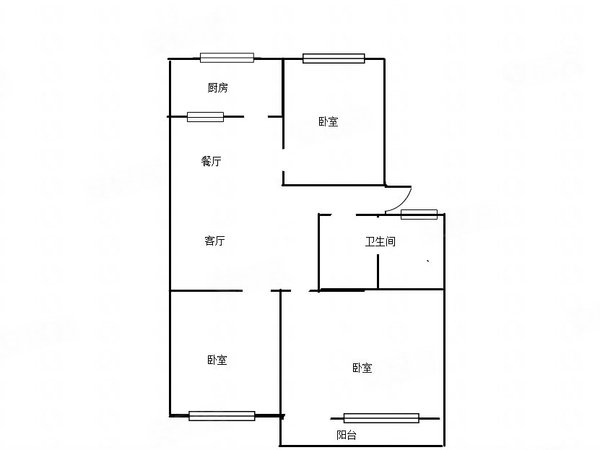 肥城康汇大街北城区陈刘社区(西区)文广大厦特钢小区陈刘社区家具家电齐全三室两厅随时入住出租房源真实图片