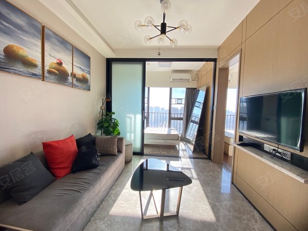 深圳宝安新安福城前海新纪元万达广场楼上宝安西乡两房豪华装修公寓