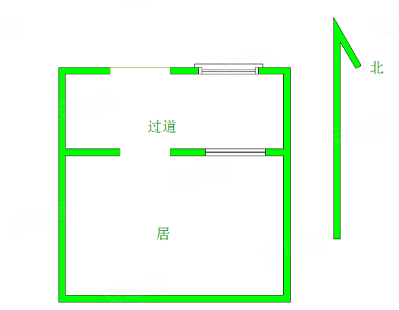 宁波道老小区1室0厅0卫10.1㎡北206万