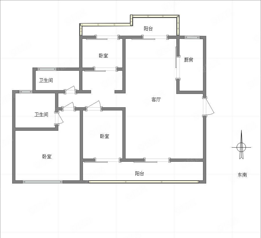 118万优选好房带露台门口小雪初衷全看中庭好房子