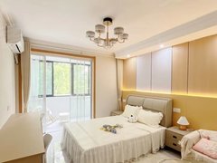 泸州龙马潭西南商贸城急租！无中介商贸城万达天誉珑城精装电梯房免费宽带 月付可短租出租房源真实图片