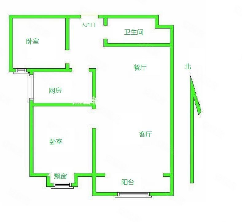 万和城b区大两居正南朝向带电梯不临街中间层