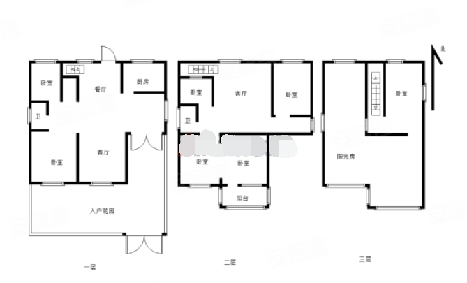 大兴别墅园6室2厅2卫209㎡南北292万