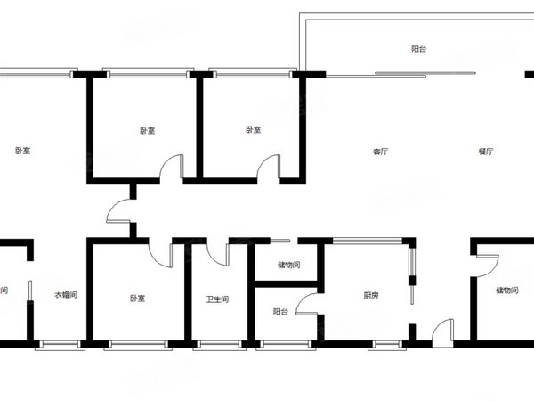 深圳南山大冲华润城润玺(一期)华润城润玺一期 精装4房 纯空房 视野