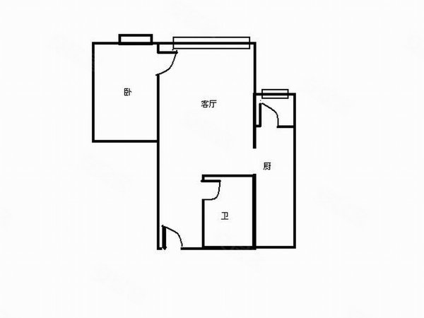 财富中心旁 小户型一室一厅出租 家电齐全出租房源真实图片