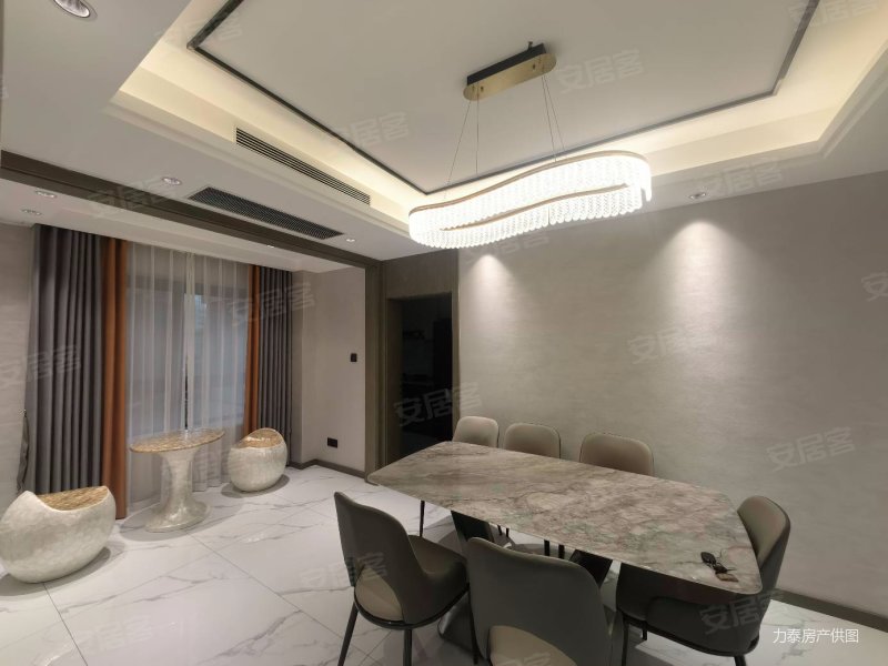 光明领御137平全新装修388万,中央空调,老木匠全屋定制