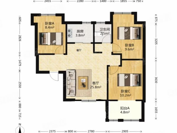 徐州云龙九七医院红星云龙金茂悦实价云龙万达升辉家居爱琴海购物月付地铁一号线金茂悦精装出租房源真实图片