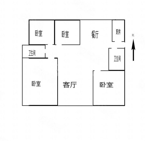 房子新 环境好 物业负责 东瓦窑 双树, 新希望家园(西区)二手房, 4室2