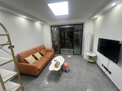 嘉兴海宁海宁市区海宁大道皮革城家装凤翔小区两室一厅 停车免费自住装修新现代风出租房源真实图片