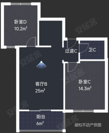 兴盛家园4室2厅3卫180.11㎡南168万