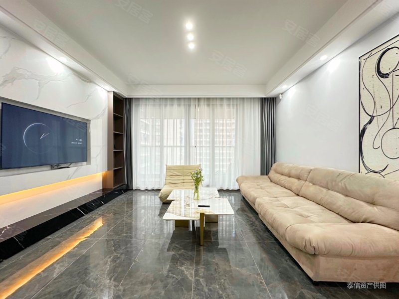 急售!中南融创玖华台  !精装套四双卫!仅契税!