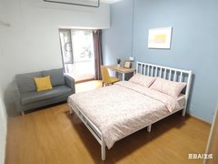 合肥庐阳北一环白水坝地铁口新天地购物仲财富广场 金域蓝湾 家电齐全拎包即住出租房源真实图片