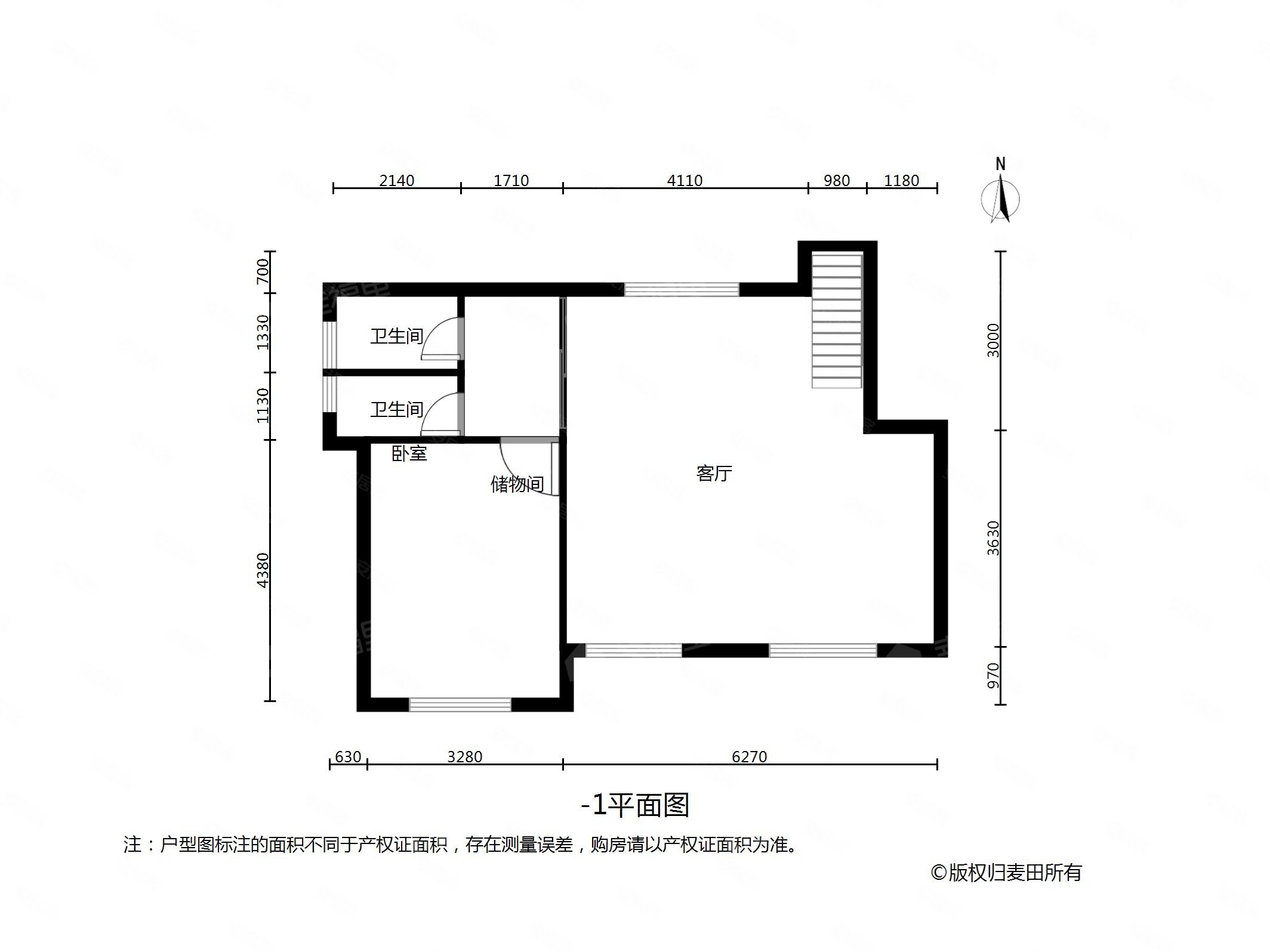 海润滨江花园B区5室2厅2卫121.42㎡南北315万