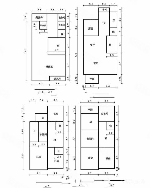 南北通透,东方润园(别墅)二手房,1150万,4室2厅,4卫,475平米-徐州安居
