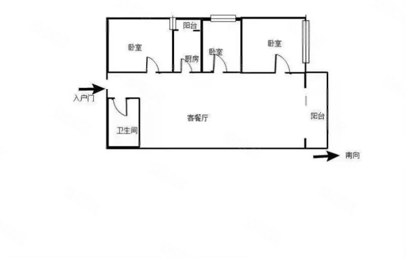 带车位 润城第五大道 精装三室 拎包入住 干净清爽