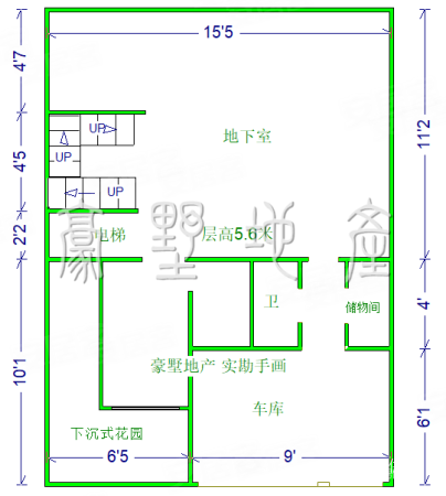 溪上玫瑰园6室2厅7卫377.79㎡南北4200万