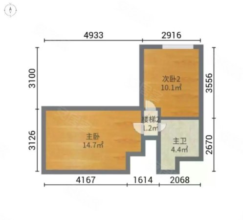 绿地大都会(商住楼)3室2厅2卫52.68㎡东南60万