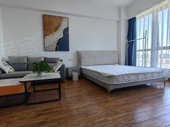 嘉兴海盐城区德信蓝钻公寓一室（海景房）精装修配置齐全拎包入住。密码锁出租房源真实图片