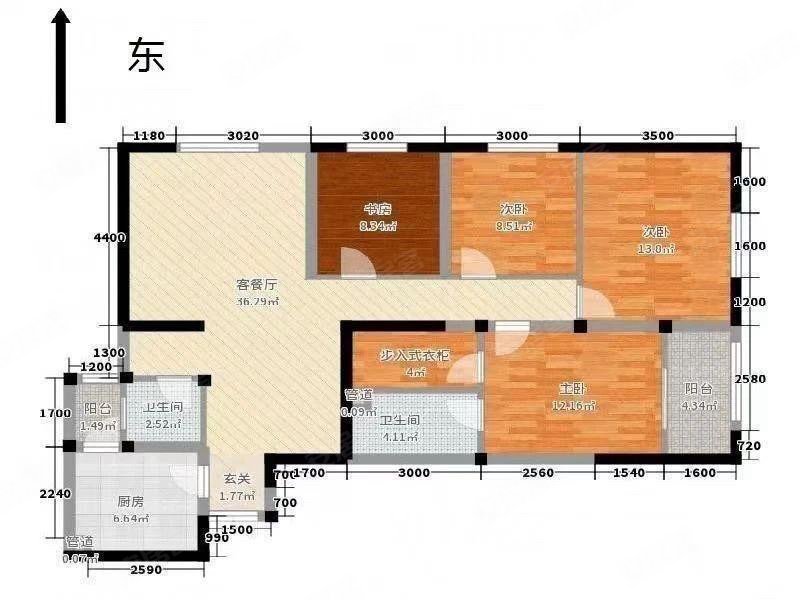 急转天宇澜山4室