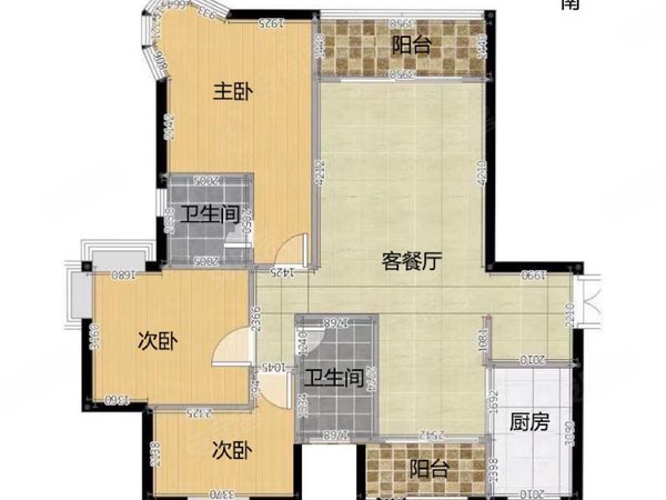 【多图】汤臣臻园,南桥租房,汤臣臻园南桥新城 精装三房南北双阳台