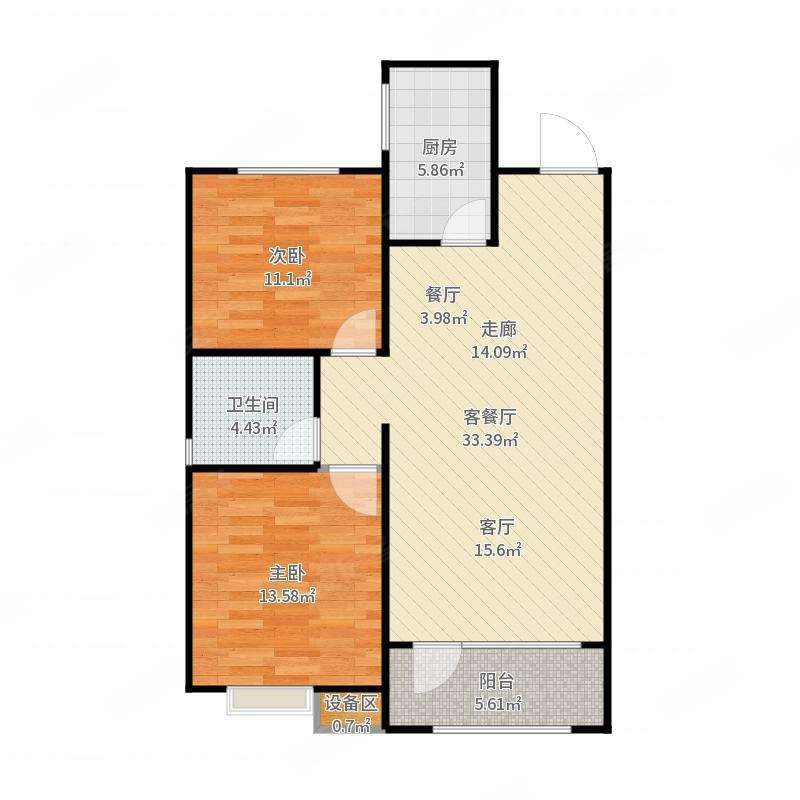 省水利厅家属院1室1厅1卫54㎡东57万