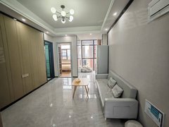 信阳平桥平中大街付款方式灵活 免费停车 高铁站旁伍号公馆精装一室 拎包入住出租房源真实图片