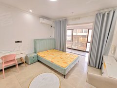 合肥经开大学城一室带阳台！尚泽大都会百乐门明珠广场莲花产业园  可短租出租房源真实图片