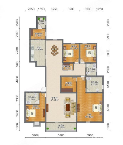 中海紫御豪庭一二期公寓住宅