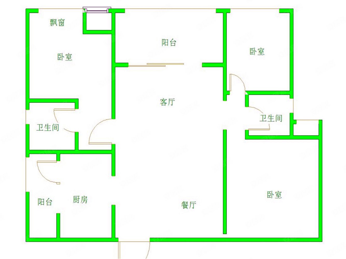 读惠州一小 大型商超环绕 生活配套齐全 精装3房 城市花园