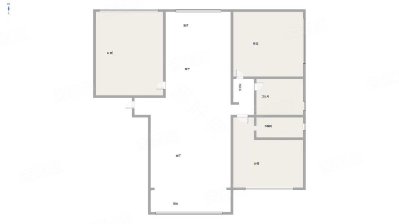 皇城新区3室2厅2卫140㎡南北120万