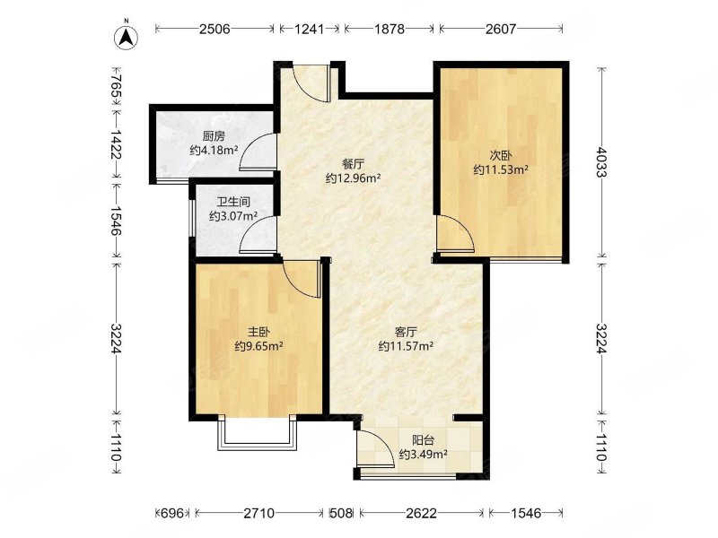 公园旁 中间楼层 采光好 周边商圈成熟